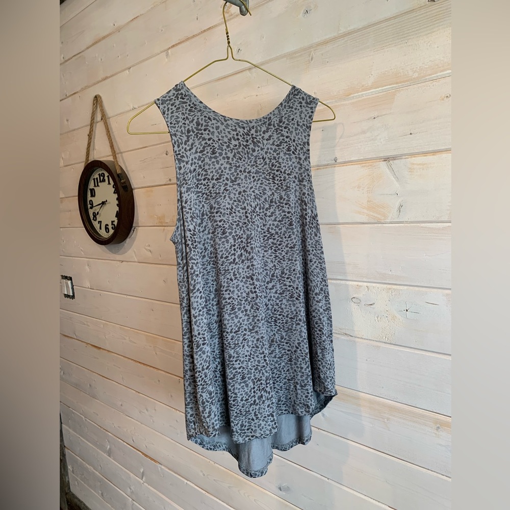 Old Navy | Luxe Grey Cheetah Print Tank